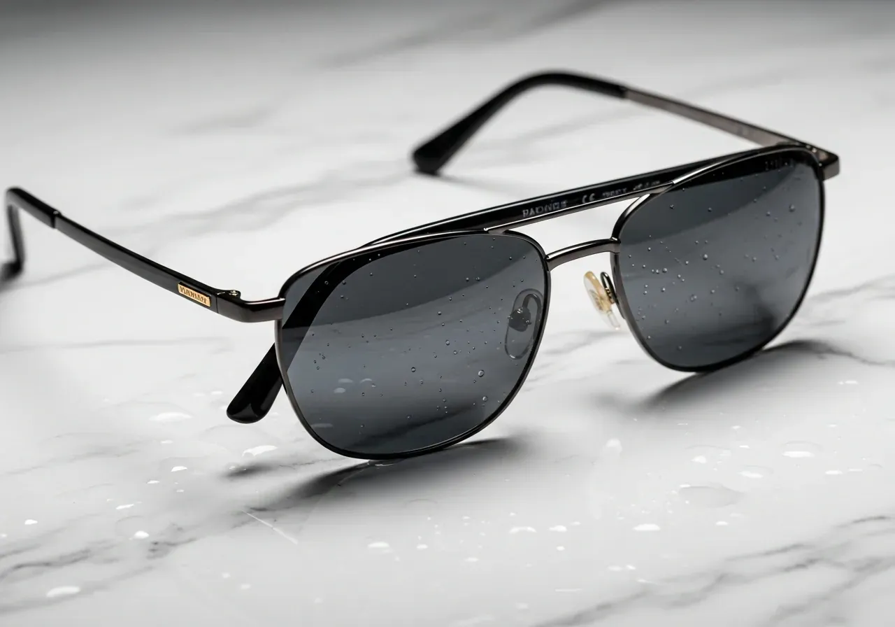 Gafas de diseñador de lujo sin necesariamente tener filtro UV400